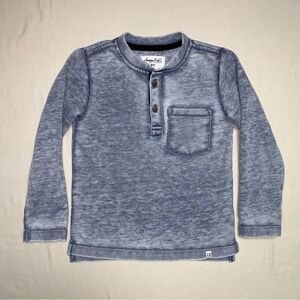 Gray Soft Shirt Boy’s 4 Long Sleeve Tee Top Fall Winter Cozy School Play Preppy